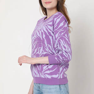 Wholesale Women <b>Crew</b> <b>Neck</b> <b>SweatShirt</b> Oversized Pullover Customized Printed <b>SweatShirt</b> Fashion Streetwear <b>Sweatshirt</b> - Product Image 3