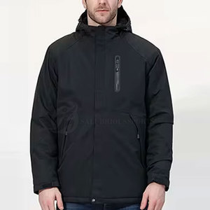 Nouvelle Arrivée Veste Slim Auto-Chauffante en Polyester pour Homme Style Urbain Hiver avec Col Montant Respirante Séchage Rapide Service OEM - Product Image 5