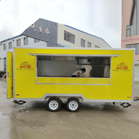 Camion de restauration rapide personnalisé Camion de pizza Kiosque mobile de crème glacée Remorque de café Remorques de concession de carnaval de taco