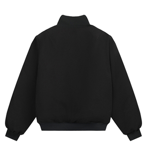 En Stock de alta calidad Chenille bordado Patchwork Streetwear invierno Bomber Letterman hombres chaqueta bomber de cuero para hombres - Product Image 5