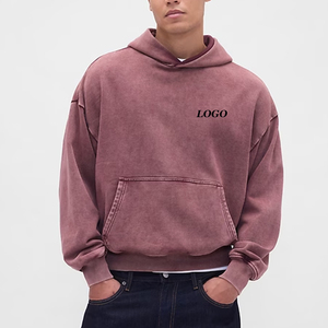 Sudadera con Capucha para Hombre con Costuras de Alta Calidad, Precio al por Mayor para Compradores al por Mayor, con Diseño de Logotipo Personalizable, Manga Larga 2026 - Product Image 1