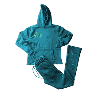 Chándales desgastados para hombre de alta calidad, tela de poliéster de color marrón, ropa para correr y entrenar para adultos con ajuste cómodo - Product Image 5