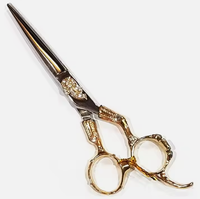 Ciseaux de coiffure professionnels Titan en acier inoxydable à lame tranchante pour salon de beauté, qualité A+