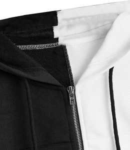 Sudadera con Capucha Corta de Invierno para Mujer, Precio al por Mayor OEM, Dos Colores, 100% Algodón Orgánico, Ropa Urbana, Hecho en Pakistán - Product Image 3