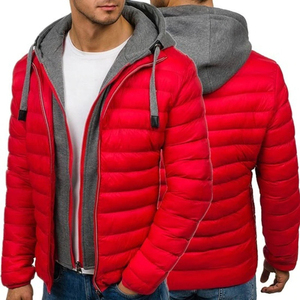 2025 New Custom Logo Winter puffer <b>jacket</b> High Street Style Male Canvas Coat with <b>Padded</b> Bubble Warm for Men - Product Image 6