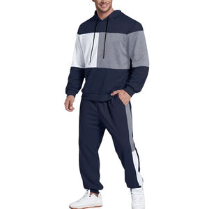 Conjunto de Sudadera con Capucha Holgada de Felpa, 100% Algodón, 360 Gsm, Estampado Personalizado, Conjunto Deportivo de 2 Piezas, Secado Rápido, Transpirable, para Invierno - Product Image 2