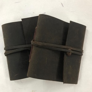 Diarios de cuero ustic con papel de algodón grueso, venta al por mayor, opciones de logotipo personalizado, diarios de cuero de alta calidad con algodón sin árboles - Product Image 3