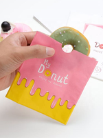 Sac en papier biodégradable écologique personnalisé à bas prix pour biscuits, hamburgers, crêpes, chocolat, déjeuner, graisse, huile, qualité alimentaire