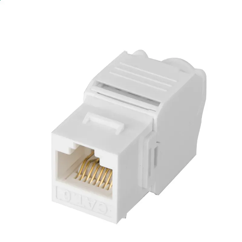 NETLINK Cat6A CAT6 Giga NETWORK RJ45 Connecteur UTP sans outil non blindé Keystone Jack Socket Wall Mount Module