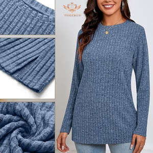 Offre Spéciale hiver grande taille femmes vêtements col rond sweat élégant à la mode couleur unie tenue décontractée pour dames de BD - Product Image 5