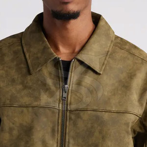 Vestes en cuir personnalisées de bonne qualité, veste d'hiver pour hommes 2025 à vendre, vestes confortables et tendance - Product Image 5