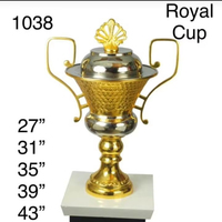 Trophée de Récompense Métallique Grande Taille / Coupe Trophée Personnalisée d'Usine Nouveau Design, Vente Chaude 2025, pour Souvenir