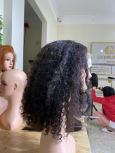 Vendeurs de cheveux vierges vietnamiens perruque frontale en dentelle blonde droite pour femmes noires perruques de surbrillance cheveux humains - Product Image 2