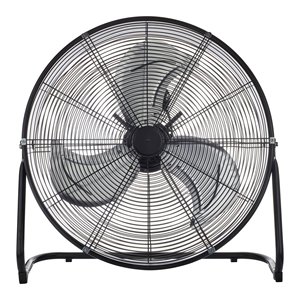 Ventilador Industrial de Piso Negro VI63 de 124W y 60cm con 3 Aspas - Product Image 2