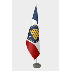 Bandera Oficial de Utah para Interiores, Personalizada, 3x5 pies, Impresión Digital en Seda, Algodón y Plástico con Asta de Aluminio, Logotipo Personalizado - Product Image 1