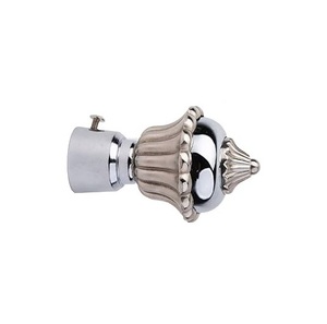 Fraîche arrivée tringle à rideau fleuron accessoires de rideau embout pour porte et fenêtre (paquet de 2 pièces) à prix réduit - Product Image 6