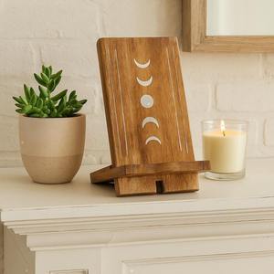 Support de téléphone portable en bois d'acacia, support de téléphone en bois, support de bureau en bois, artisanal - Product Image 4