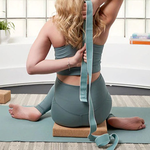 Correas de yoga con anillo en D ajustables personalizadas ecológicas de alta calidad para estiramiento diario gimnasio Fitness levantamiento de pesas - Product Image 3