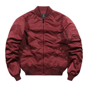 Superior Men's <b>Winter</b> Casual Bomber Jacket with Plain Dyed Custom Logo OEM Sizes Windproof & Breathable - Product Image 6