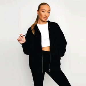 Jersey de manga larga de temporada de invierno para mujer, sudaderas con capucha ajustadas de cuello redondo de secado rápido, logotipo personalizado, tejido de Color OEM disponible - Product Image 4