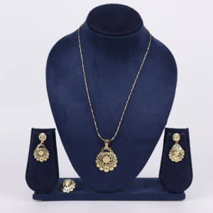 Conjunto de colgante de joyería de moda de oro religioso ortodoxo, cobre, latón, Chapado en Oro, Laminado, regalo de boda de compromiso para mujer - Product Image 1