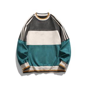 Sudadera de cuello redondo personalizada de fábrica para hombre, jersey de Color sólido, sudadera de comercio exterior para hombre, sudadera de manga larga - Product Image 1