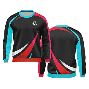 Sweat-shirt de sport en molleton 100 % coton pour homme, séchage rapide, respirant, brodé, pour l'hiver, le jogging et les activités sportives - Product Image 4