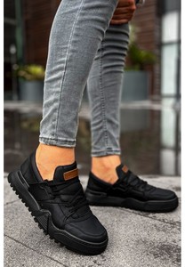 Ramer Ch067 Gbt Chaussures de sport pour hommes en blanc/blanc et noir/noir Options de couleur - Product Image 4