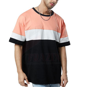 เสื้อยืดโอเวอร์ไซส์สำหรับผู้ชายผ้าถักโพลีเอสเตอร์ทนทานสีว่างเปล่าดีไซน์ใหม่ - Product Image 1