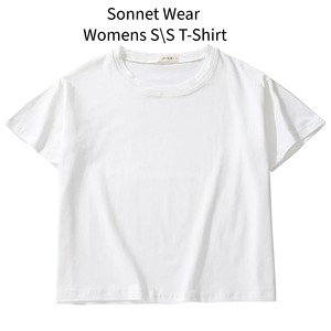 เสื้อยืดครอปท็อปผู้หญิง ผ้าฝ้าย 100% แขนปกติ ทรงปกติ แห้งเร็ว ย้อมสีแบบ Garment Dyed - Product Image 2