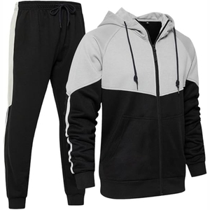 ชุดวอร์มใส่เล่นกีฬาลำลองสีพื้นสำหรับผู้ชายใส่วิ่งวิ่งระบายอากาศได้ดี - Product Image 1