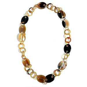 Coffret cadeau personnel moderne fait à la main en forme de trapèze en corne de buffle - Product Image 2