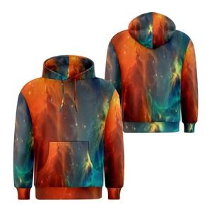 Fabricant de gros sweats à capuche sans ficelle à bords coupés avec logo personnalisé sweat à capuche à ourlet brut 100% coton lourd pour hommes - Product Image 6