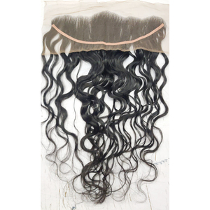 ผมแท้พรีเมียมอินเดียแบบ Remy 13x4 พร้อมช่อผมธรรมชาติจากบริเวณวิหาร ติดทนนาน น้ำหนัก 100 กรัม - Product Image 1