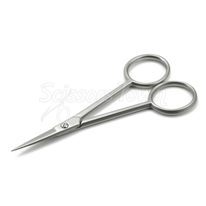 Ciseaux à cuticules résistants à la rouille avec logo personnalisé et construction pointue en acier inoxydable - Product Image 1