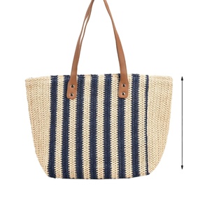 Summer Straw Woven Top-Handle Handbags for <b>Women</b> Crochet Macrame <b>Beach</b> <b>Bags</b> Direct From Indian Supplier - Product Image 1