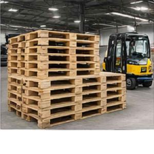 Paletas de madera industriales a precios competitivos para almacenamiento y transporte en almacenes logísticos - Product Image 5