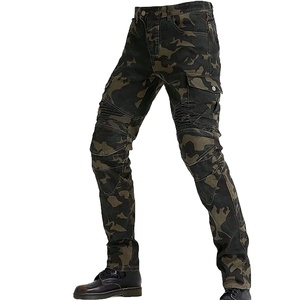 Jean de moto classique en polyester/coton respirant certifié CE pour homme, de haute qualité, marque D-Ride Moto, séchage rapide - Product Image 6