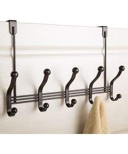 Porte-manteau en métal moderne avec un design minimaliste, adapté aux couronnes de porte contemporaines et aux besoins de suspension décoratifs - Product Image 2