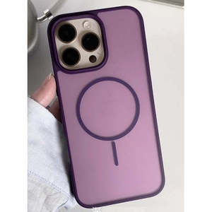 เคสใส iPhone 18 Pro 2026, iPhone 17 Pro 2025 พร้อมวงแหวนแม่เหล็ก สีม่วง - Product Image 1