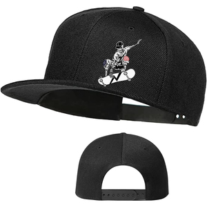 Casquette Snapback à 6 Panneaux avec Logo Personnalisé, Casquette à Visière Plate Hip Hop pour Hommes, Broderie Astronaute de Haute Qualité, Casquette de Baseball Streetwear, Casquettes de Sport - Product Image 6
