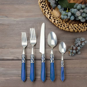 Juego de cubiertos único de latón pulido, 6 piezas con mango formal para estilo americano moderno - Product Image 4