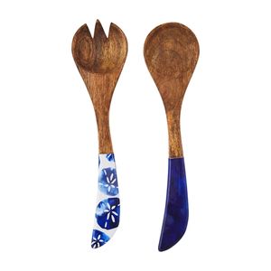 Ensemble d'ustensiles de cuisine avec manche en bois et imprimé - Product Image 3