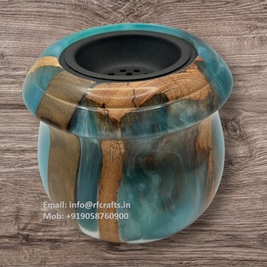 Nouveau design brûleur d'encens en bois de résine Bakhoor brûleur d'encens arabe brûleur d'encens de haute qualité de l'Inde par RF Crafts - Product Image 3