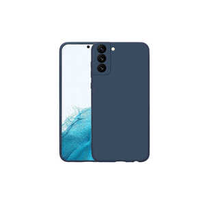 Coque de protection en silicone liquide premium MRSA Mara Launch Series bleu marine pour Samsung Galaxy S22 Plus, silicone souple, motif animé - Product Image 1