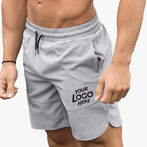New Fashion 2026 Custom logo Gym Workout Mesh Power Lifting Sublimation Double <b>Layer</b> Shorts For unisex - Product Image 3