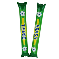Bâtons de soutien gonflables colorés personnalisés avec logo imprimé en gros, bâtons de soutien bruyants, bâtons de tonnerre