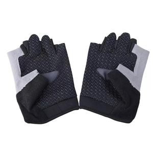 Gants en cuir demi-doigts personnalisés pour le cyclisme, le vélo, le ski, la pêche, amortissant les chocs, style sportif pour vélo de route et VTT - Product Image 1