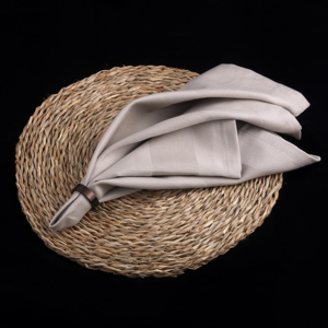 Solid <b>Pink</b> 100% Cotton Sateen Napkin Woven with Sustainable Features - Product Image 6