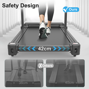 Tapis de course compact pliable 2026 en promotion en ligne pour entraînement cardio - Cinta de Correr Eléctrica - Product Image 6